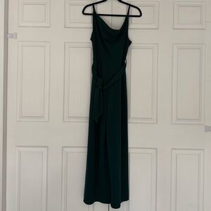 Elegant Green Sleeveless Jumpsuit